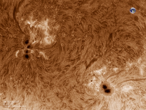 Solar surface - 20 April 2015