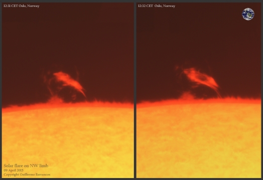 Solar flare - 09 April 2015